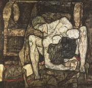 Egon Schiele Bilnd Mother (mk12) oil